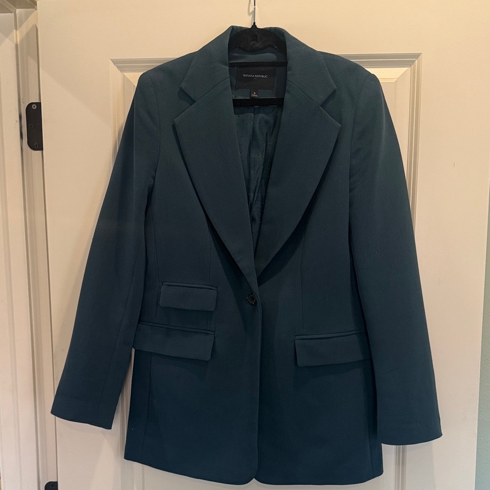 Banana Republic Dark Teal Blazer